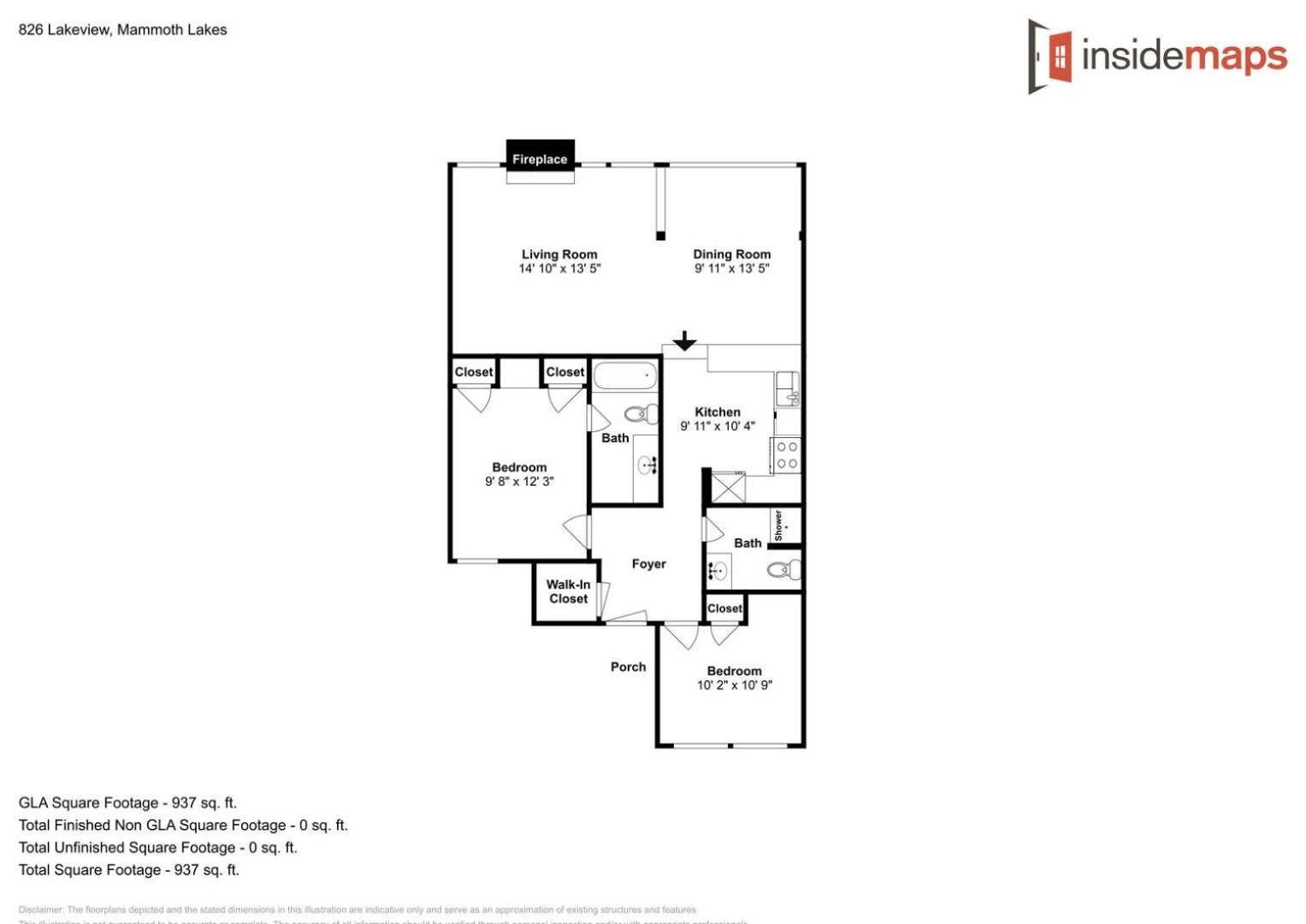 Two Bedroom With Mountain Views At 1849 * Mammoth Lakes